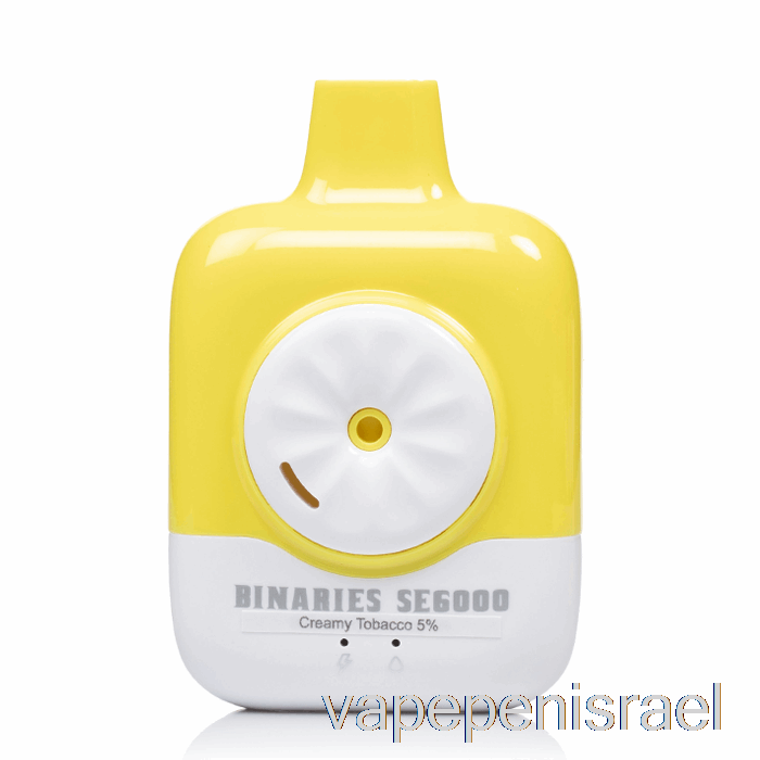 חד פעמי Vape Israel Horizon Binaries Se6000 טבק שמנת חד פעמי